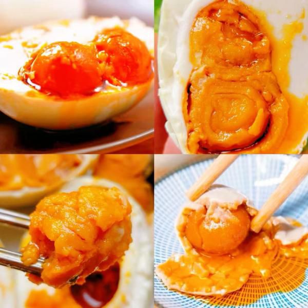 高邮双黄咸鸭蛋｜一戳冒油！个个都是双黄，绵密沙软过足瘾