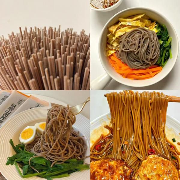 铁棍山药荞麦龙须面｜0脂肪、高蛋白、高膳食、更健康！平稳血糖，减脂人的福音！铁棍山药+荞麦，营养加倍，全家老小都可以吃