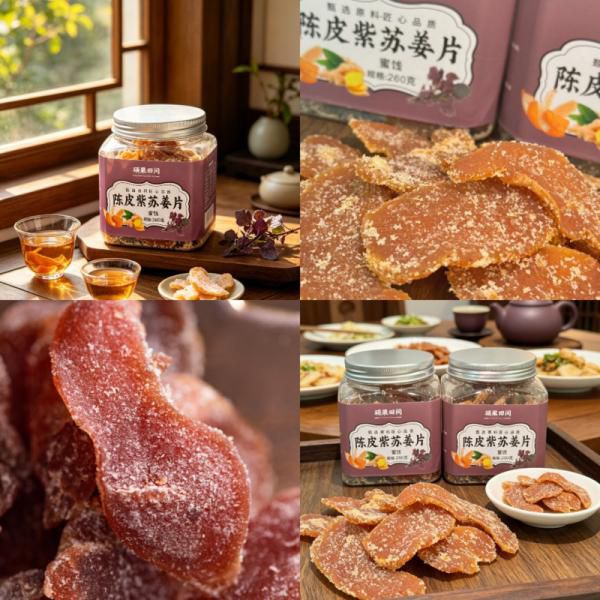 陈皮紫苏姜片｜29.9到手两大罐！冬吃萝卜夏吃姜，驱寒祛湿气！手脚冰凉、气血不足、体寒的姐妹都来吃点！养生小仙女都超爱，每天两片红润好气色