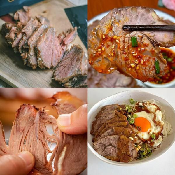 内蒙古草饲原切酱牛肉｜真牛肉放心吃​ ，不碎不粉有嚼劲！​古法酱卤工艺制作，⁪老汤入味​ 肉质细腻，⁪唇齿留香，配料干净！​补脾胃、益气血、强筋骨​，开袋即食，百搭美味！